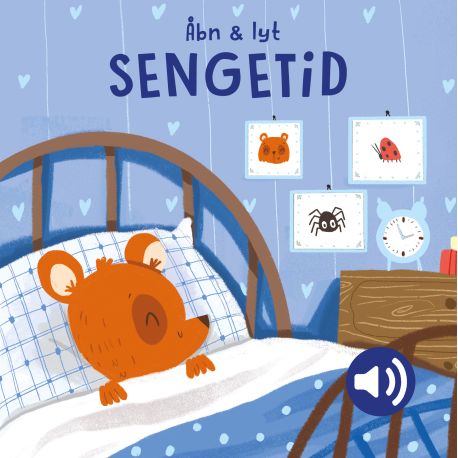 Åbn og lyt: Sengetid - Papbog med lyde & musik