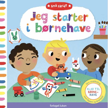 Jeg starter i børnehave - Papbog med flapper