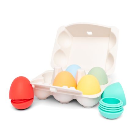 Badeæg med huller & æggebakke - Badelegetøj