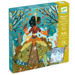 Sæsonens kjoler - Dekorer med folie & rhinsten (5-8 år)