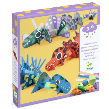 Saml 3D dinosauere - Kreativ æske (3-6 år)