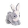 Grå hvid kanin - The Softest bamse 20 cm