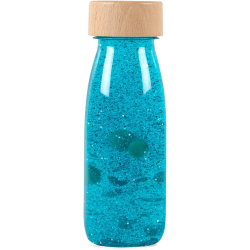 Blå Glitter Move Bottle - Sensorisk legetøj (3 mdr.- 6 år)