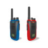 KidyTalk Duo – Blå & rød Walkie-talkies