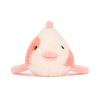 Kohaku Koi fisk - bamse 11 cm