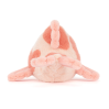 Kohaku Koi fisk - bamse 11 cm