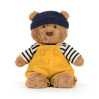 Bartholomew bjørn i seafarer outfit - Bamse 26 cm
