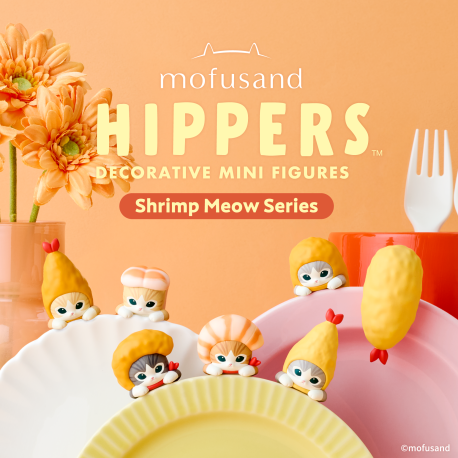 Mofusand Katte Hippers - Shrimp Meow Series