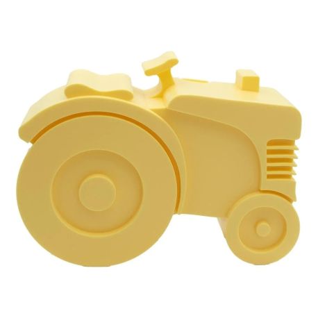 Lysegul traktor - Rumopdelt madkasse
