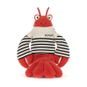 Larry Lobster i sømandstøj - Bamse 28 cm