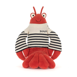 Larry Lobster i sømandstøj - Bamse 28 cm
