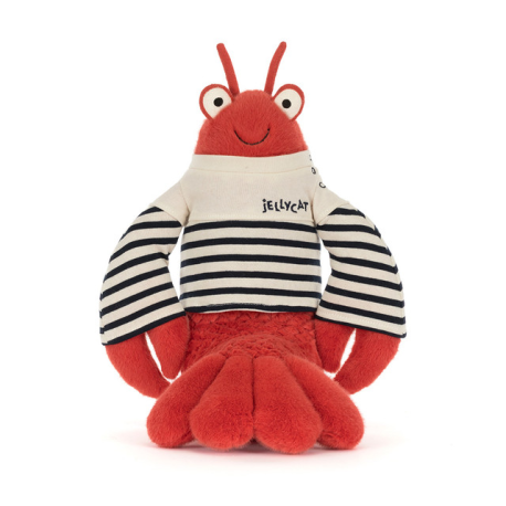 Larry Lobster i sømandstøj - Bamse 28 cm