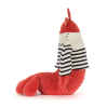 Larry Lobster i sømandstøj - Bamse 28 cm