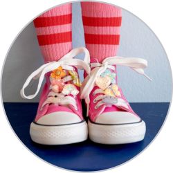 3 stk. Svamp Sneakers Charms pynt til sko