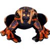 Giftig orange & sort Dart frø - Bamse 17 cm