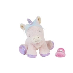 Sparkle Binky Baby Unicorn - Lyserød bamse 16 cm
