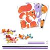 Lav søde dyr med perler & snor - Kreativ æske (3-6 år)