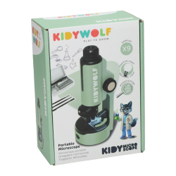 Grøn KIDYMICROSCOPE mikroskop