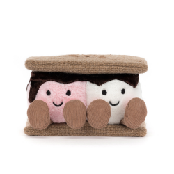 Marshmallows & kiks - Amuseables bamse 12 cm