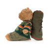 Bartholomew bjørn med sovepose & hiking tøj - Bamse 26 cm