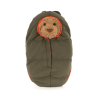 Bartholomew bjørn med sovepose & hiking tøj - Bamse 26 cm