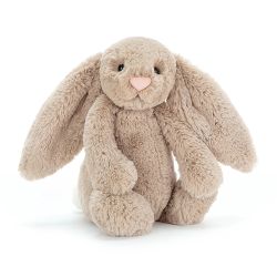Beige kanin - Mellem Bashful bamse - Jellycat