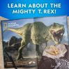 Grav efter tyrannosaurus rex skelet