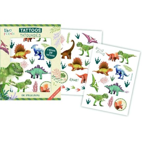 Dinosaur tatoveringer 29 stk.