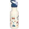 Køretøj drikkeflaske i rustfri stål med tud (500 ml)
