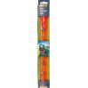 Dinosaur lineal med vand & neon orange glimmer - 30 cm