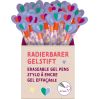 Hjerte pen med blæk der kan viskes ud - Lyserød blæk
