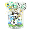 Fodbold skub-frem blyant med viskelæder - Assorterede designs