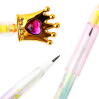 Prinsesse skub-frem blyant med krone - Assorterede designs