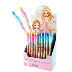 Prinsesse skub-frem blyant - Assorterede designs