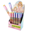 Prinsesse skub-frem blyant og kuglepen - Assorterede designs