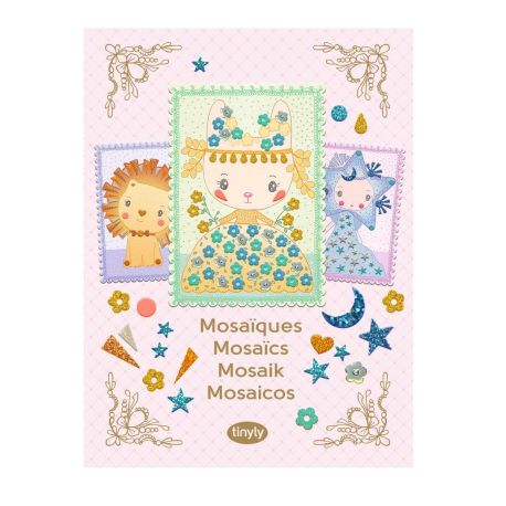 Lyserød Tinyly mosaik kreativ æske (5-9 år)