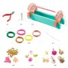 Roses - Lav armbånd på perlevæv (8-13 år)
