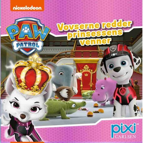 Paw Patrol - Vovserne redder prinsessens venner - Pixi bog