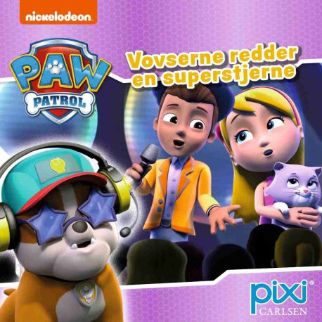 Paw Patrol - Vovserne redder en superstjerne - Pixi bog
