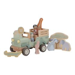 Safari bil med 9 figurer