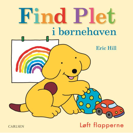 Find Plet i børnehaven - Papbog med flapper