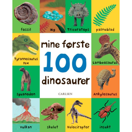 Mine første 100 dinosaurer - Papbog