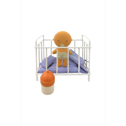 Vichy miniature dukkeseng til Pocket Gommu dukke