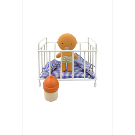 Vichy miniature dukkeseng til Pocket Gommu dukke