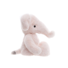 Lyserød Effie elefant - Bamse 20 cm