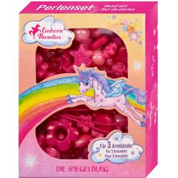 Pink Perlesæt med snor - lav 3 armbånd