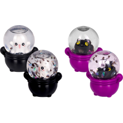 Blød snekugle med kat eller spøgelse - Assorterede designs