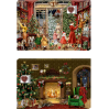Hyggelig mini chokoladejulekalender - Assorterede motiver