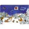 Sne mini chokoladejulekalender - Assorterede motiver