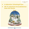 Magisk vinter snekugle - Julekalender med glimmer